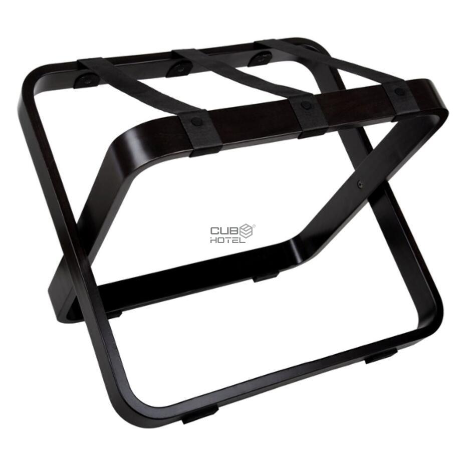 Suporte Malas de Madeira Faia Wenge Preto